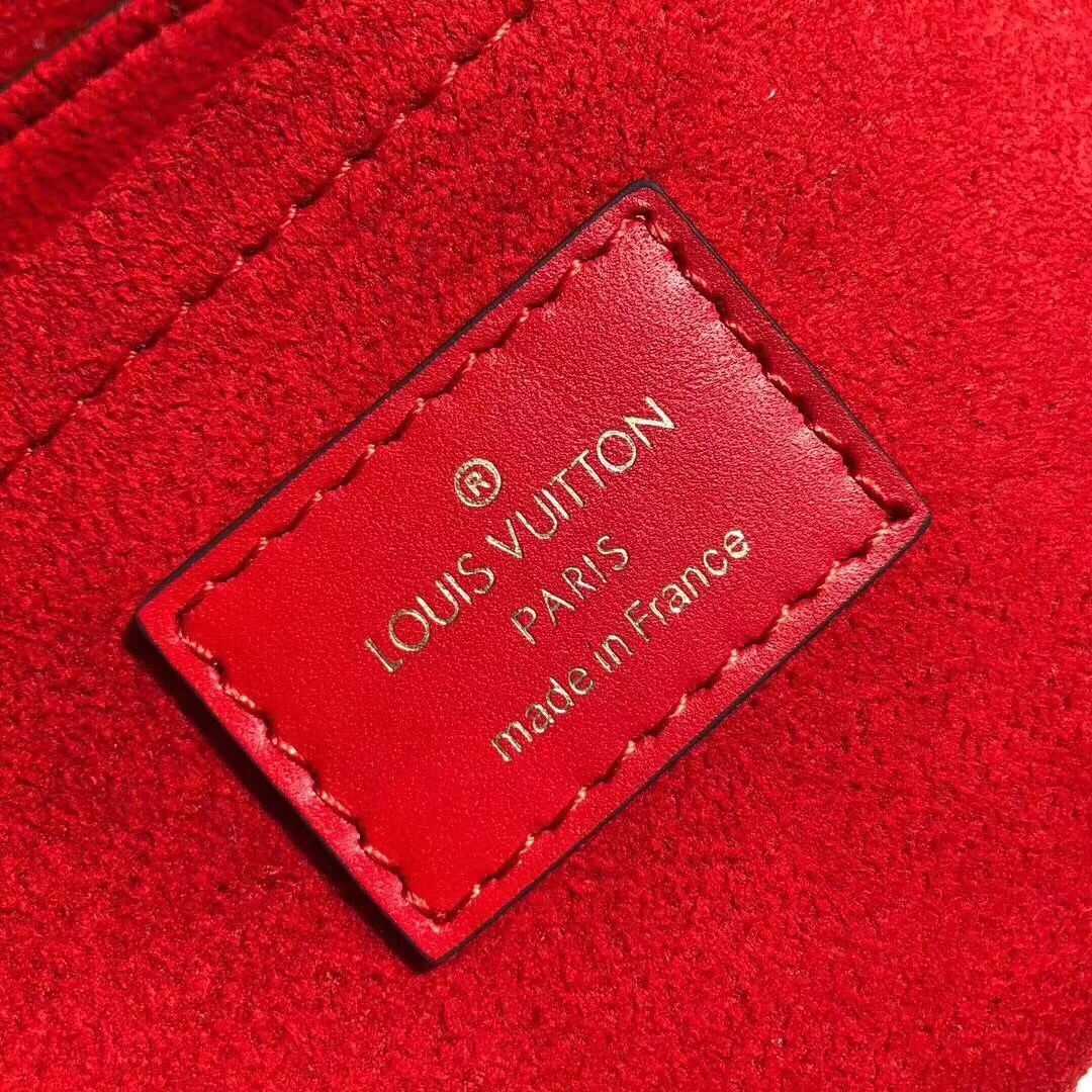 Louis Vuitton Outlet Original Leather LOCKY BB M44080 Coquelicot Red