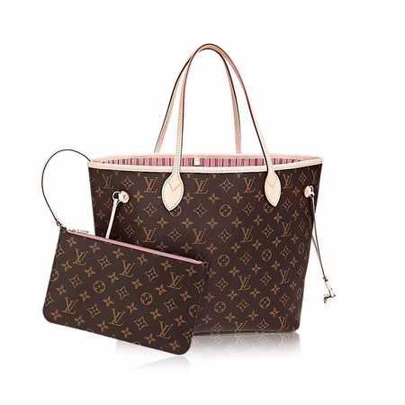 Louis Vuitton Outlet original monogram canvas neverfull mm M50366 pink