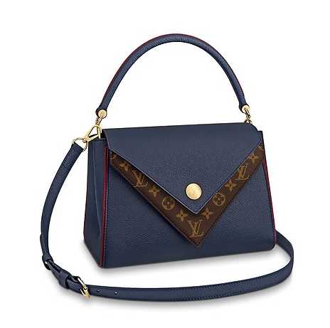 Louis Vuitton Outlet original DOUBLE V M55022 blue