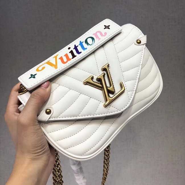 Louis Vuitton Outlet NEW WAVE CHAIN BAG PM M51683 white