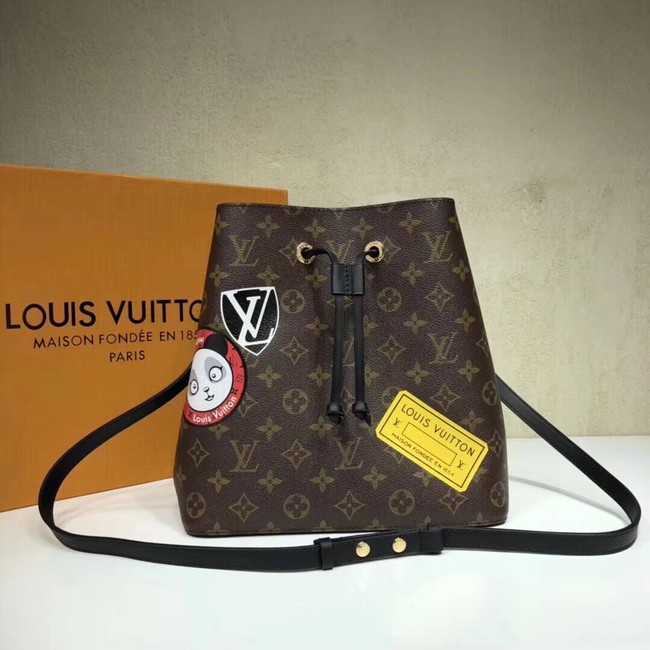 Louis Vuitton Outlet original NEONOE MY LV WORLD TOUR P01072 black