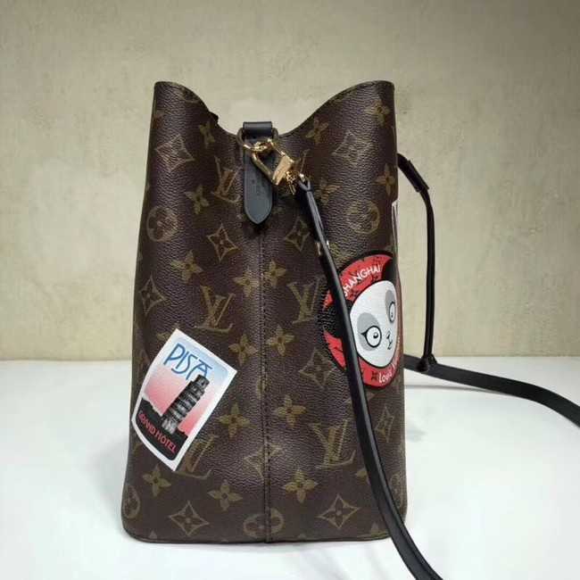 Louis Vuitton Outlet original NEONOE MY LV WORLD TOUR P01072 black