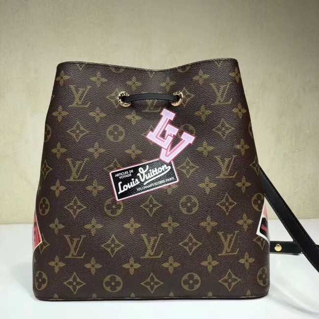 Louis Vuitton Outlet original NEONOE MY LV WORLD TOUR P01072 black