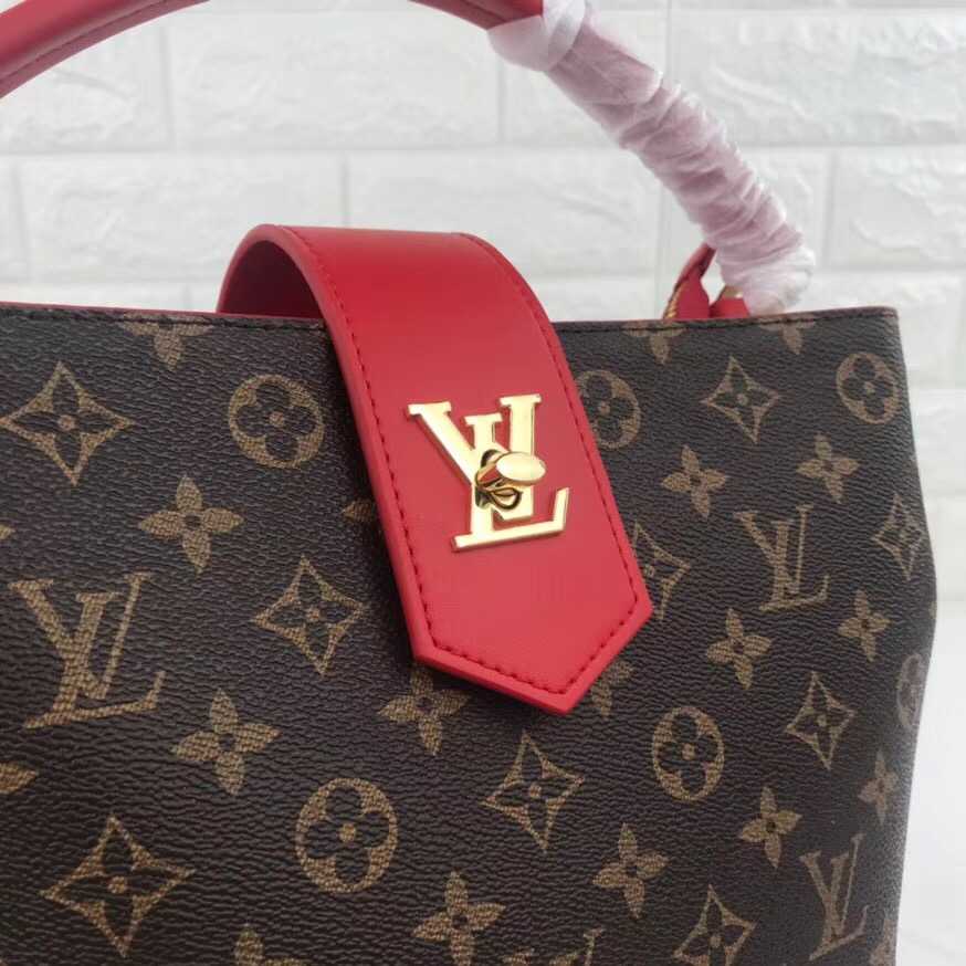 Louis Vuitton Outlet monogram canvas 55169 red