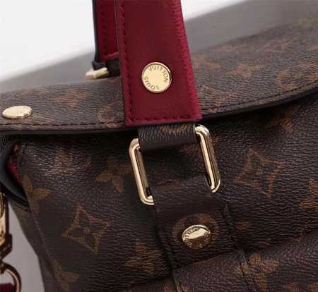 Louis Vuitton Outlet manhattan monogram canvas handbags M43482 red