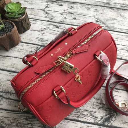 Louis Vuitton Outlet original monogram empreinte speedy M42395 Cherry