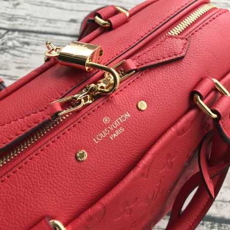 Louis Vuitton Outlet original monogram empreinte speedy M42395 Cherry