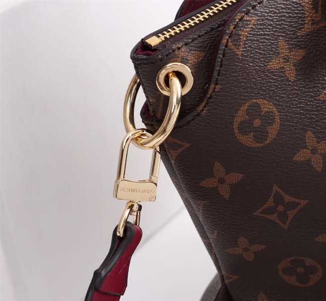 Louis Vuitton Outlet Monogram Canvas FLOWER ZIPPED TOTE BB M44350 Lie de Vin