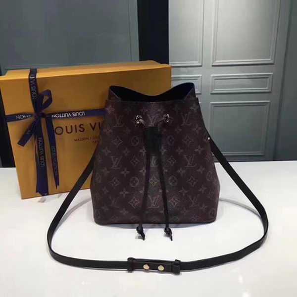 Louis Vuitton Outlet Monogram Canvas NEONOE M44022 Black