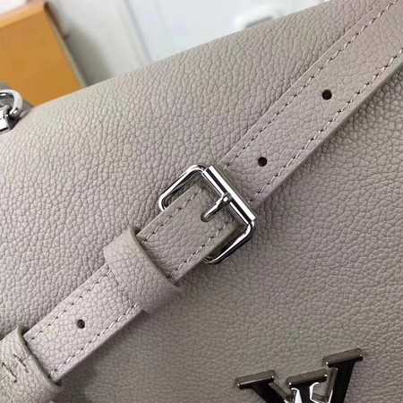 Louis Vuitton Outlet soft original calf leather LOCKME BB Bag M50250 grey