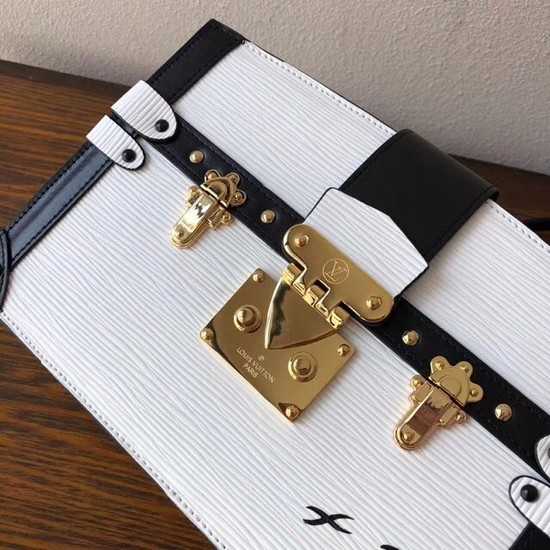 Louis Vuitton Outlet Epi Leather TRUNK CLUTCH M51697 white