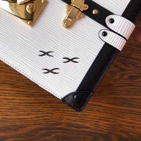 Louis Vuitton Outlet Epi Leather TRUNK CLUTCH M51697 white