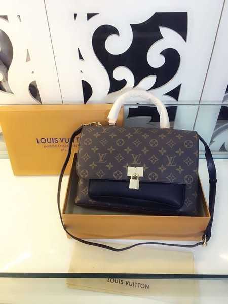 Louis Vuitton Outlet monogram canvas marignan M44259 black