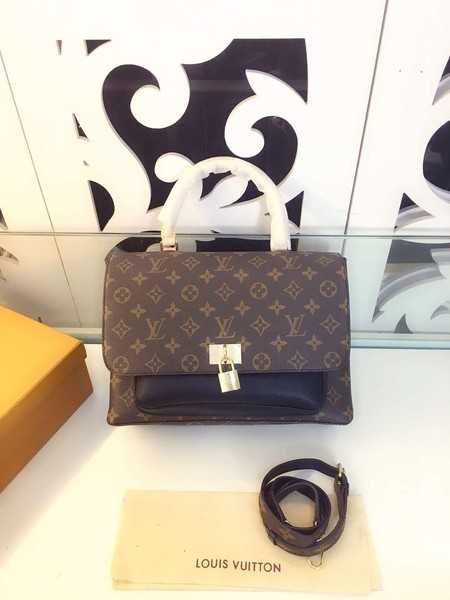 Louis Vuitton Outlet monogram canvas marignan M44259 black