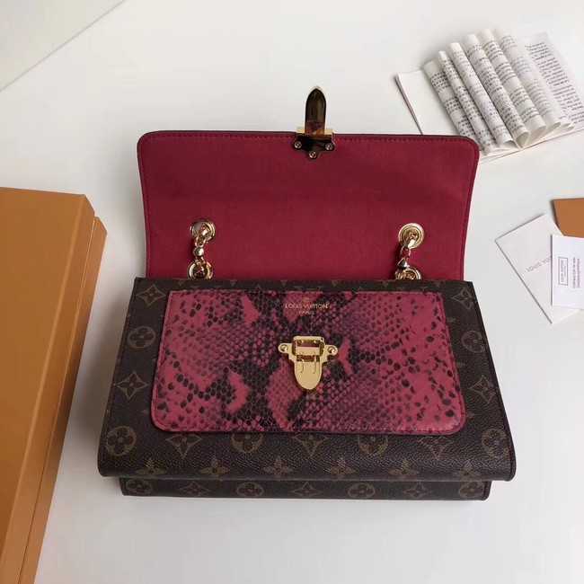 Louis Vuitton Outlet original monogram canvas VICTOIRE M43731 rose