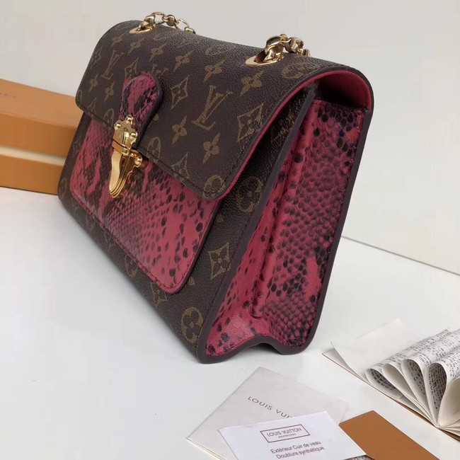 Louis Vuitton Outlet original monogram canvas VICTOIRE M43731 rose