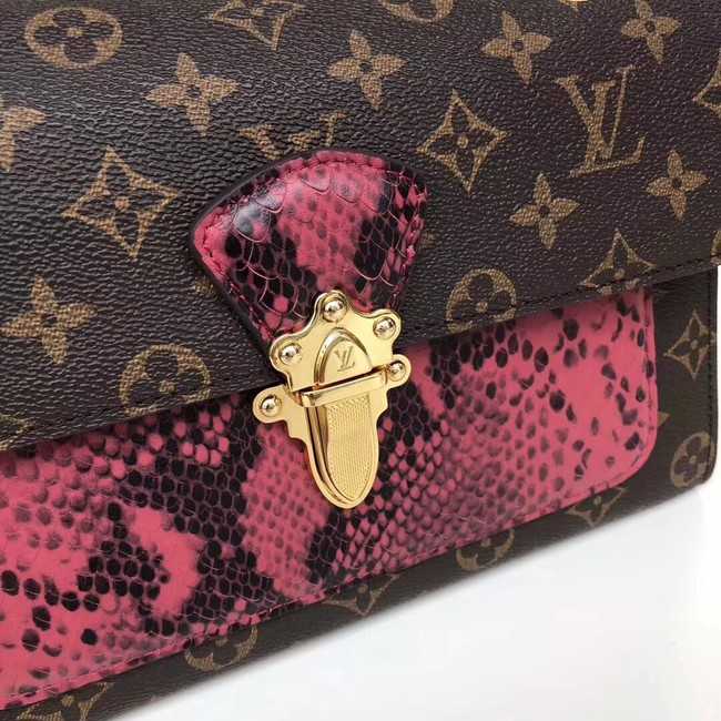 Louis Vuitton Outlet original monogram canvas VICTOIRE M43731 rose