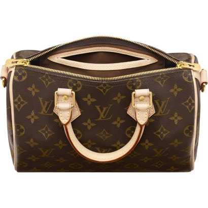 Louis Vuitton Outlet Monogram Canvas Speedy 25 with Shoulder Strap M40390