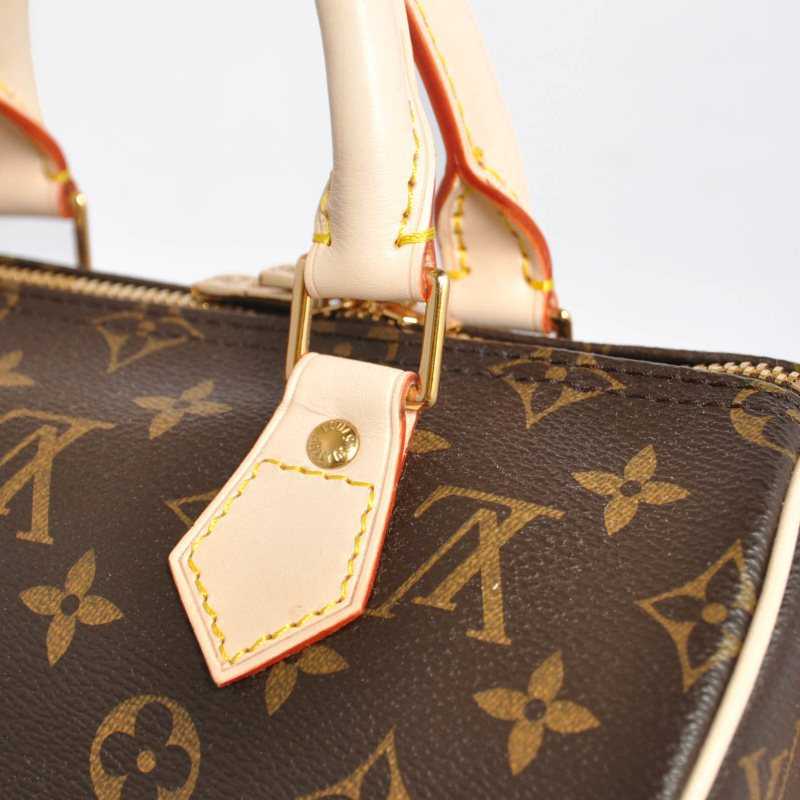 Louis Vuitton Outlet Monogram Canvas Speedy 25 with Shoulder Strap M40390