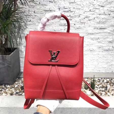 Louis Vuitton Outlet HOT SPRINGS Monogram Canvas Mini lockme knapsack 41815 red