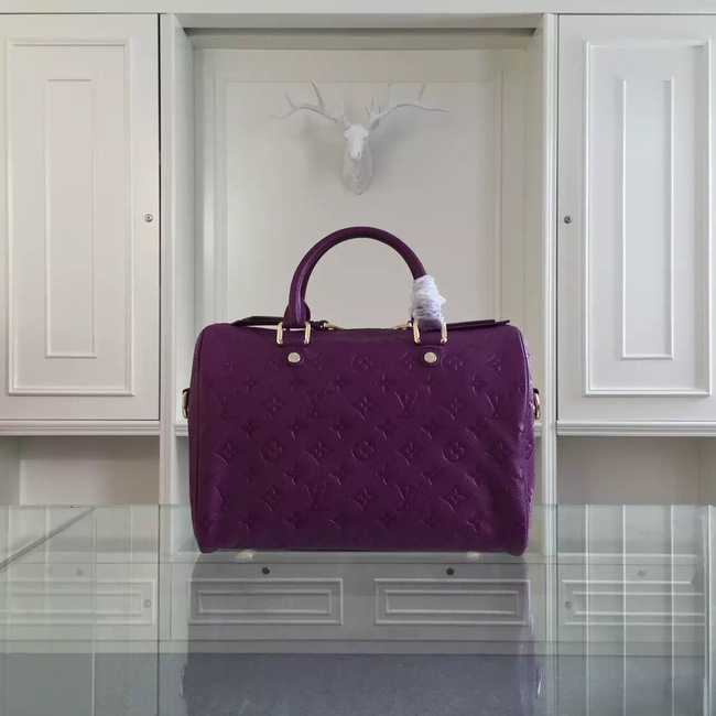 Louis Vuitton Outlet Monogram Empreinte 30CM Tote Bag M91330 Dark Purple