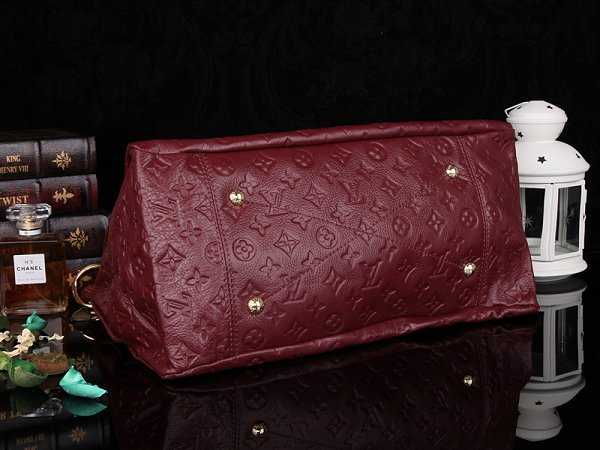 Louis Vuitton Outlet Monogram Empreinte Artsy MM M93451 dark red