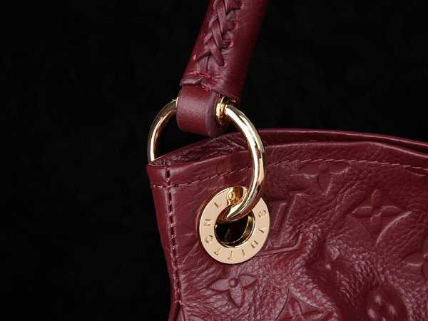 Louis Vuitton Outlet Monogram Empreinte Artsy MM M93451 dark red