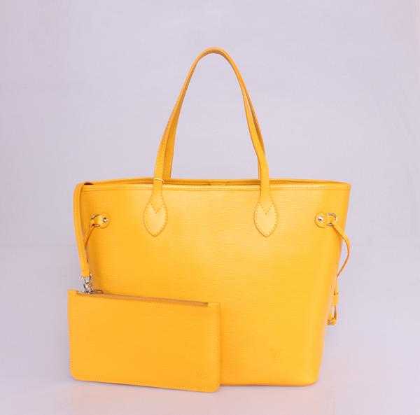 2013 Louis Vuitton Outlet epi leather bag neverfull mm m40931 yellow