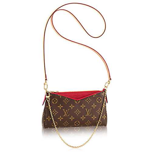 Louis Vuitton Outlet Monogram Canvas Pallas Clutch M41638 Cherry