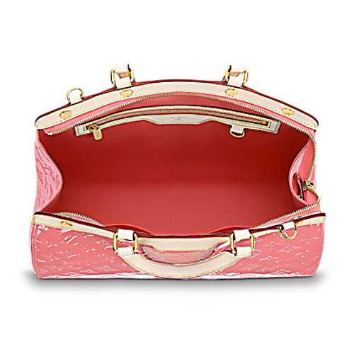 Louis Vuitton Outlet Monogram Vernis Brea MM M90262 Rose Litchi