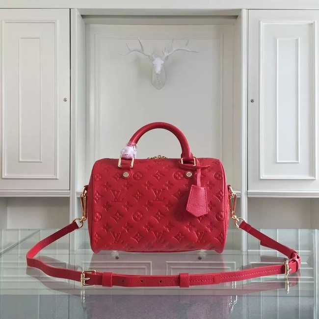 Louis Vuitton Outlet Monogram Empreinte 25CM Tote Bag M91337 Red