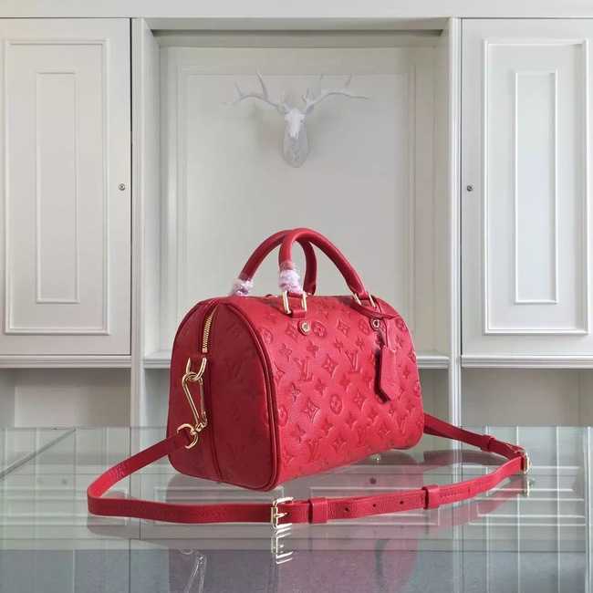 Louis Vuitton Outlet Monogram Empreinte 25CM Tote Bag M91337 Red