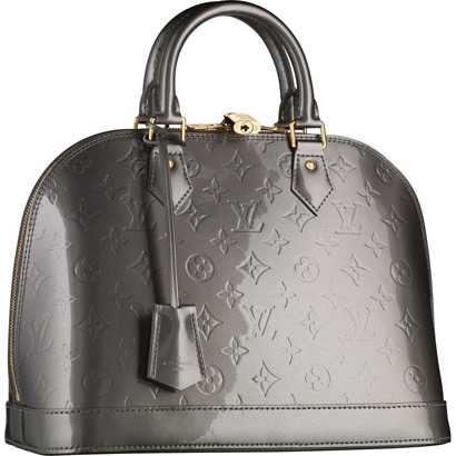 Louis Vuitton Outlet Monogram Vernis Alma PM Gris Art Deco M91613