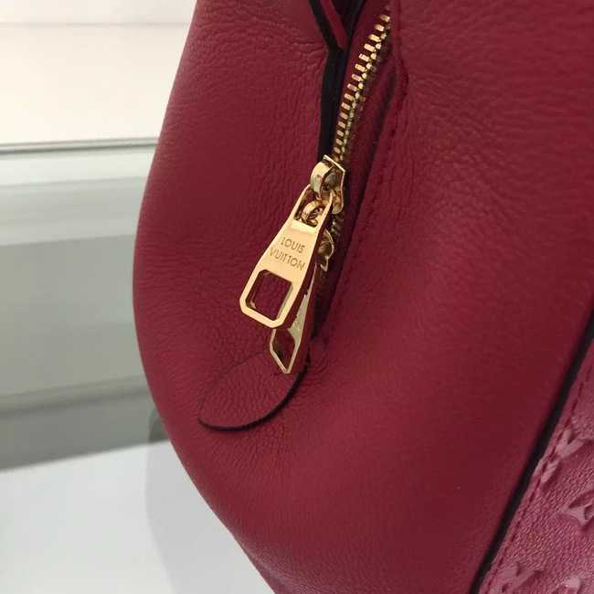 Louis Vuitton Outlet Monogram Empreinte Montaigne MM 41060 red