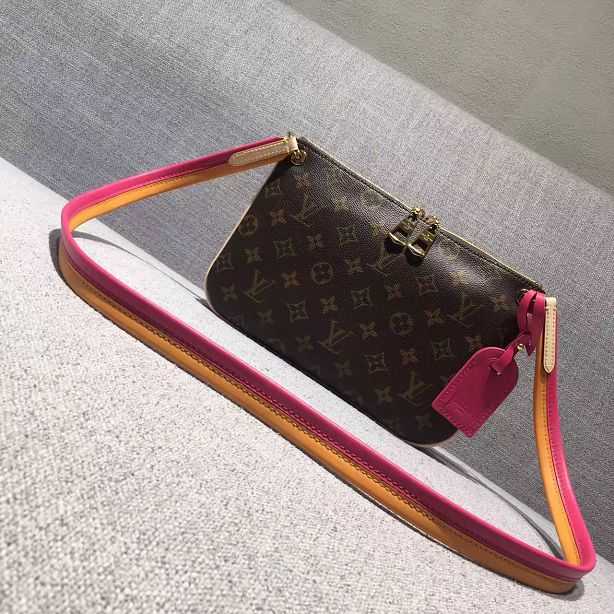 Louis Vuitton Outlet lorette monogram canvas handbags M44053 rose