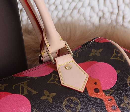 Louis Vuitton Outlet Monogram Canvas SPEEDY 25 RAMAGES 41526 Rose