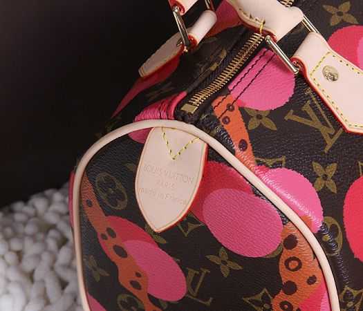 Louis Vuitton Outlet Monogram Canvas SPEEDY 25 RAMAGES 41526 Rose