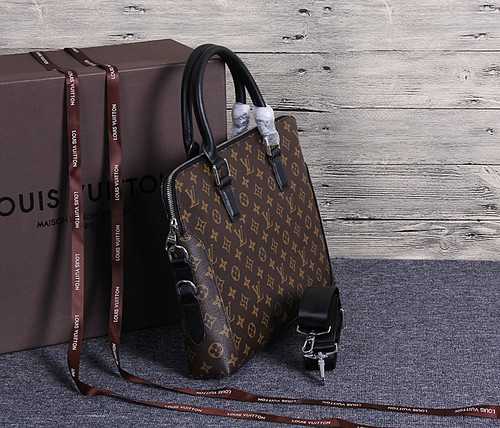 Louis Vuitton Outlet monogram canvas tote bag 41612 brown