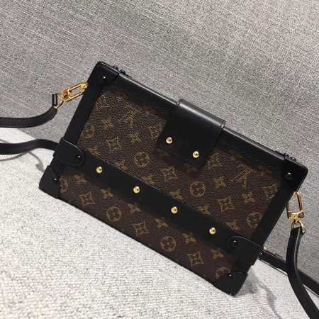 Louis Vuitton Outlet original monogram canvas petite malle M40273