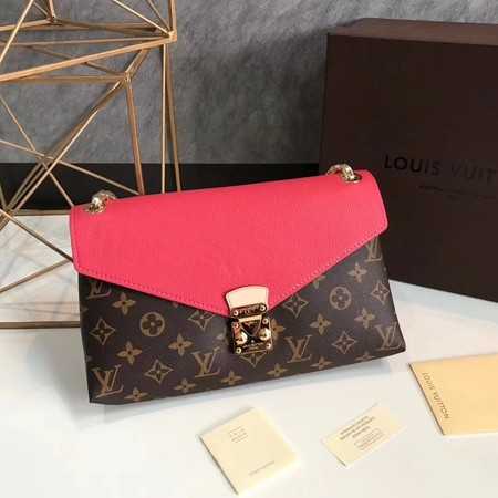 Louis Vuitton Outlet Original Monogram Canvas Pallas Chain M41201 red