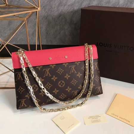 Louis Vuitton Outlet Original Monogram Canvas Pallas Chain M41201 red