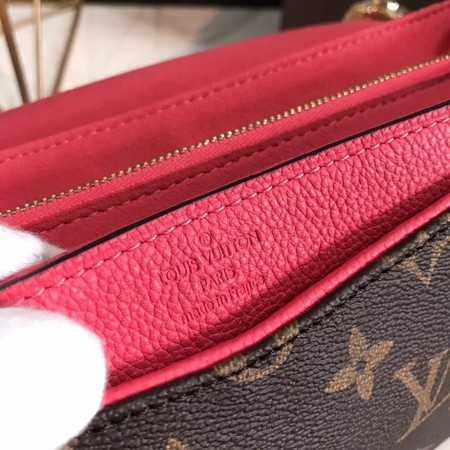 Louis Vuitton Outlet Original Monogram Canvas Pallas Chain M41201 red