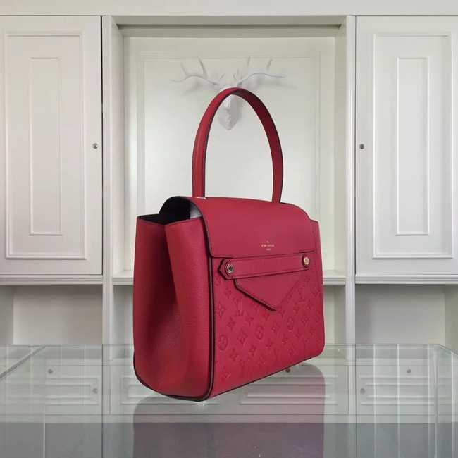 Louis Vuitton Outlet original leather embossing tote bag 50438 red