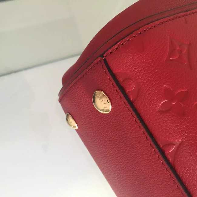 Louis Vuitton Outlet original leather embossing tote bag 50438 red