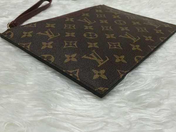 2014 Louis Vuitton Outlet monogram canvas pochette pallas m60609 red wine