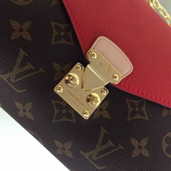 Louis Vuitton Outlet Monogram Canvas Pallas Chain 41246 Red