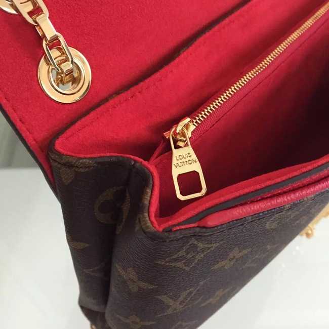 Louis Vuitton Outlet Monogram Canvas Pallas Chain 41246 Red