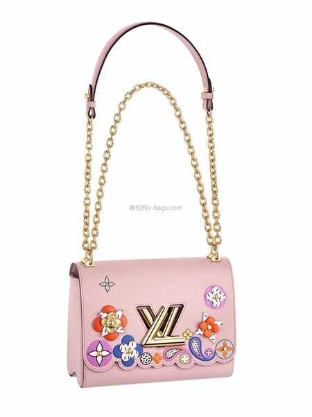 2017 newest Louis Vuitton Outlet Original leather Shoulder Bag 50271 pink