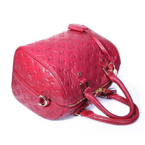 Louis Vuitton Outlet monogram empreinte speedy bandouliere 25 M40762 red