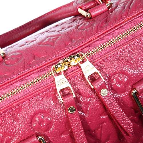 Louis Vuitton Outlet monogram empreinte speedy bandouliere 25 M40762 red